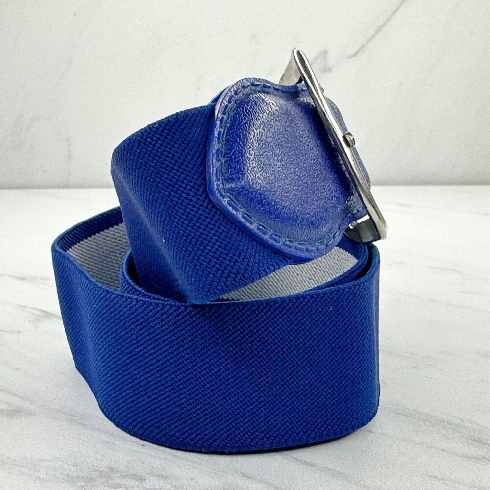 Adidas Blue Stretch Baseball Belt Youth One Size OS - Picture 5 of 12